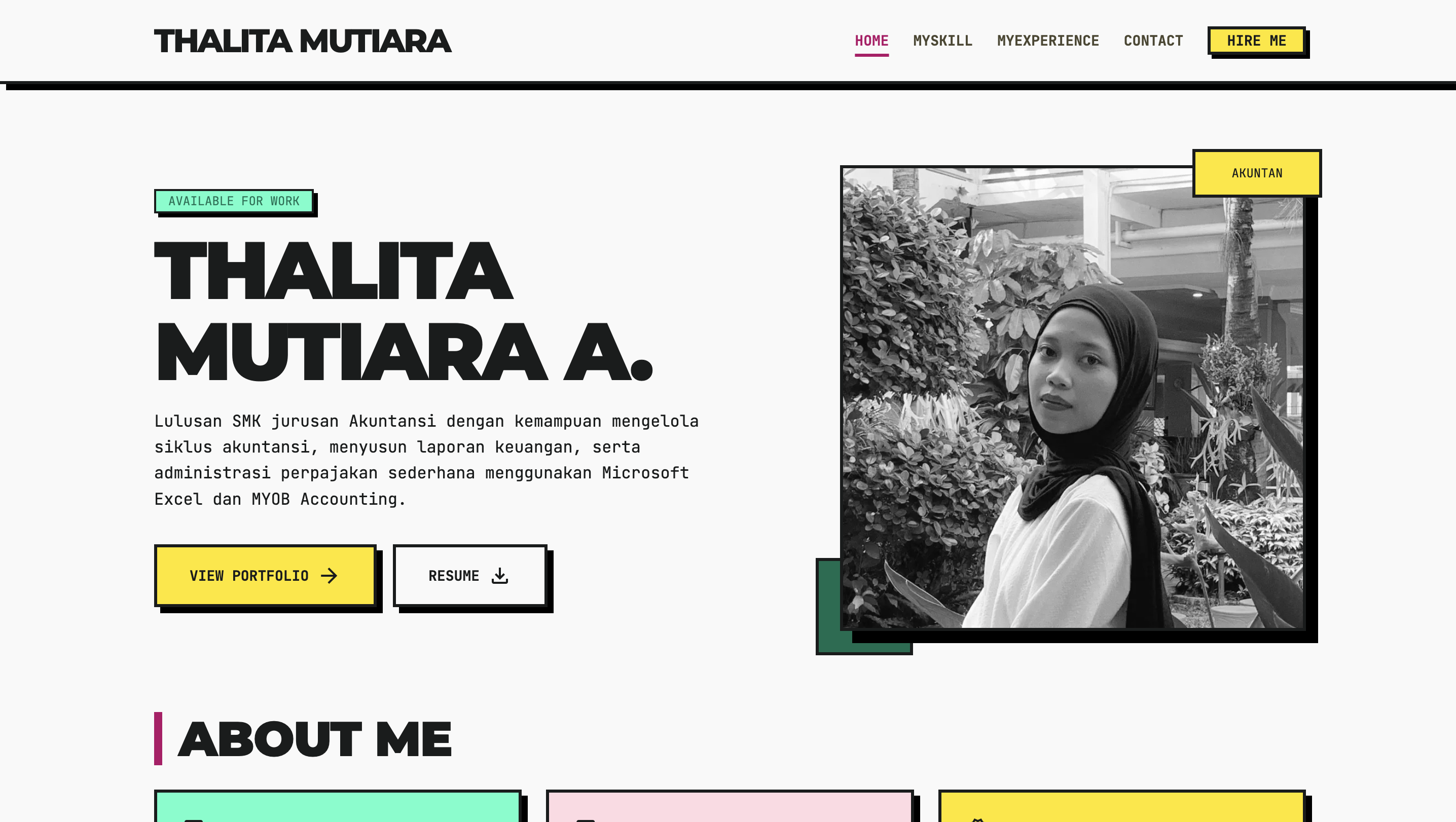Thalita Personal Website-image